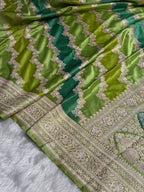 Rangkat Mashru Katan Silk Banarasi Saree