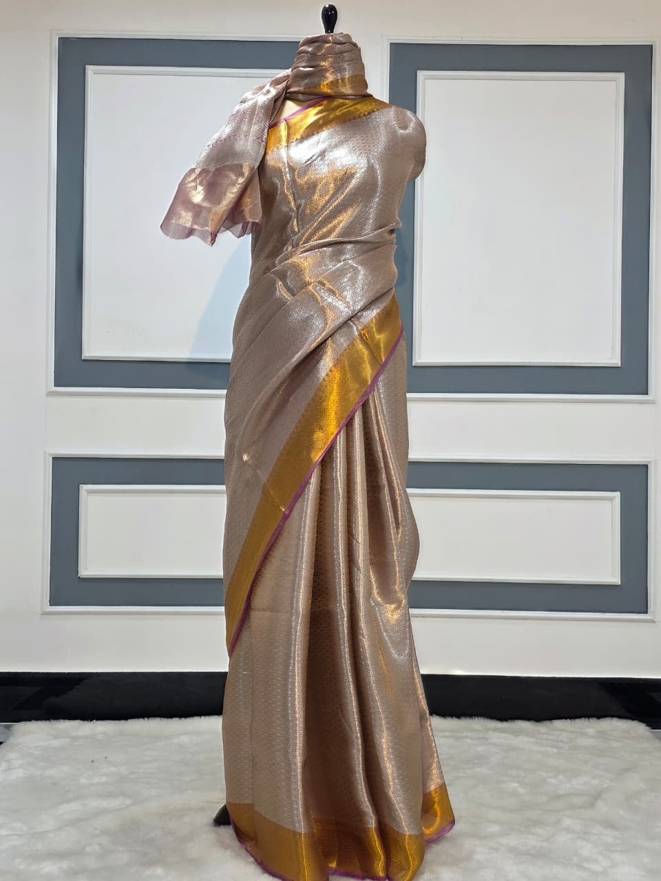 Pure Tissue Kanjivaram Silk Banarasi Saree