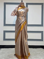 Pure Tissue Kanjivaram Silk Banarasi Saree