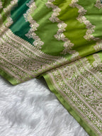 Rangkat Mashru Katan Silk Banarasi Saree
