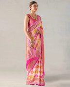 Rangkat Pure Khaddi Georgette Silk Banarasi Saree