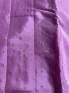 Dark Navy Blue & Pastel Pink Pure Khaddi Crep Silk Banarasi Saree