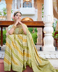 Rangkat Pure Chiffon Silk Banarasi Saree