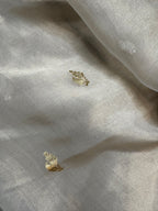 Natural Pure Khaddi Tissue Chiffon Sona & Roopa Meenakari Banarasi Saree
