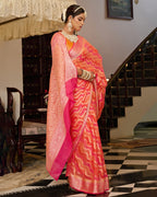 Rangkat Pure Chiffon Silk Banarasi Saree