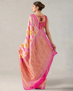 Rangkat Pure Khaddi Georgette Silk Banarasi Saree