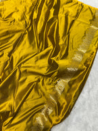 Mehendi Green Mashru Katan Silk Banarasi Saree