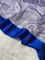 Royal Blue Pure Glass Tissue Silk Banarasi Saree