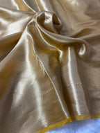 Yellow Tissue Silk Banarasi Saree