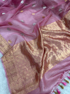 Chand Tara Sona & Roopa Pure Kora Organza Silk Banarasi Saree