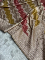 Rangkat Mashru Katan Silk Banarasi Saree