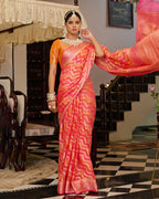 Rangkat Pure Chiffon Silk Banarasi Saree