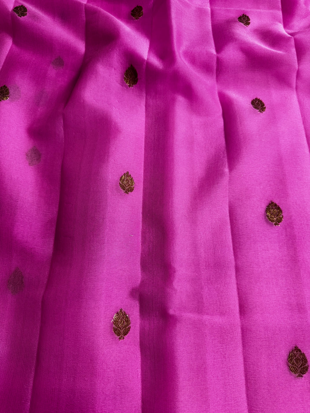 Baby Pink Pure khaddi Chiffon Silk Banarasi Border Booti Saree
