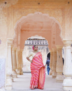 Rangkat Pure Chiffon Silk Banarasi Saree