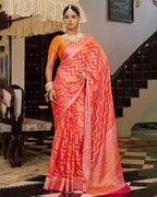 Rangkat Pure Chiffon Silk Banarasi Saree