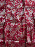 Red Jall Pure Katan Silk Banarasi Saree