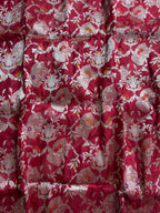 Red Jall Pure Katan Silk Banarasi Saree