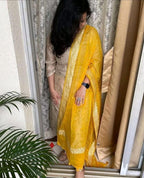 Pastels Pure Khaddi Chiffon Banarasi Dupatta