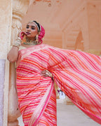 Rangkat Pure Chiffon Silk Banarasi Saree