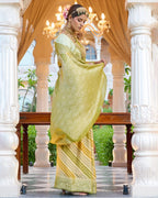 Rangkat Pure Chiffon Silk Banarasi Saree
