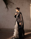 Black Pure Glass Tissue Silk Banarasi Saree